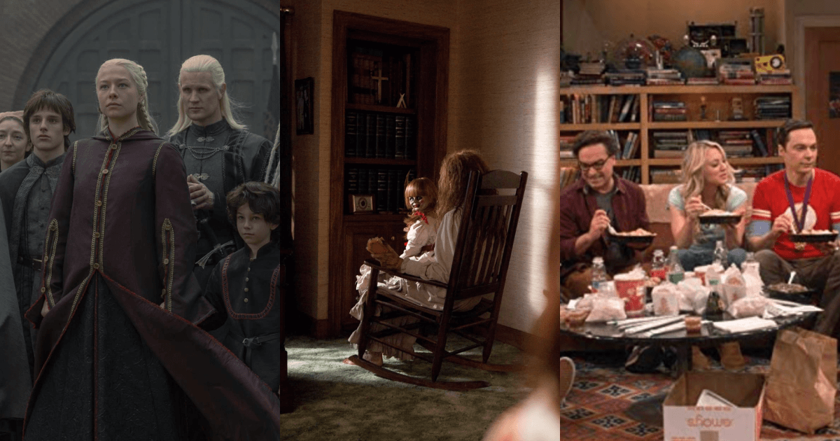 'The Conjuring' series, 'Big Bang Theory' spinoff, and 'Game of Thrones